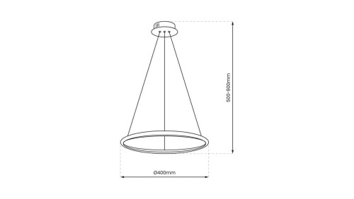 Lampa wisząca ZOE S czarna dekoracyjna w nowoczesnym stylu, E27 10167 TK Lighting