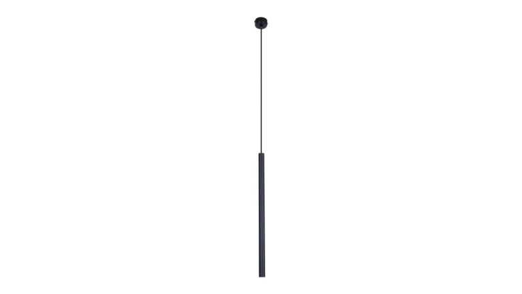 Lampa wisząca GELATO prosta tuba zwis w kolorze czarnym na żarówkę G9 K-4860 Kaja Lighting
