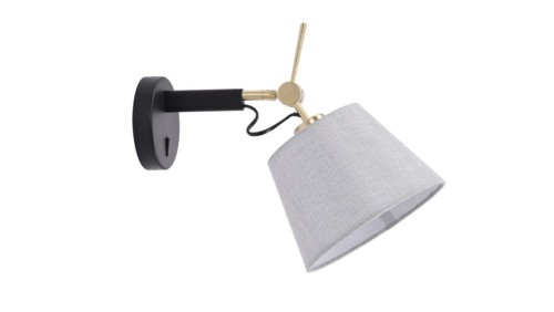 Loftowy kinkiet na dwa źródła światła czarny z serii REGA K-4638 Kaja Lighting