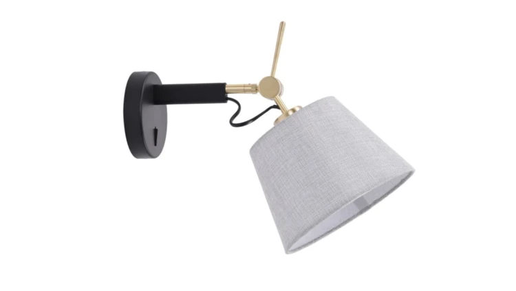 Loftowy kinkiet na dwa źródła światła czarny z serii REGA K-4638 Kaja Lighting