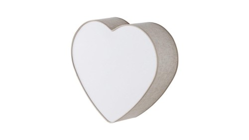 Lampa sufitowa w kształcie serca HEART kolor Biały 2xE27 757 TK Lighting