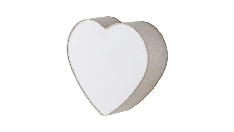 Lampa sufitowa w kształcie serca HEART kolor Biały 2xE27 757 TK Lighting