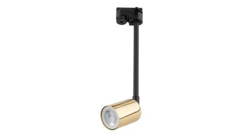 Lampa reflektor na szynę TRACER 1 obwodowy Czarny / złoty 4920 TK Lighting