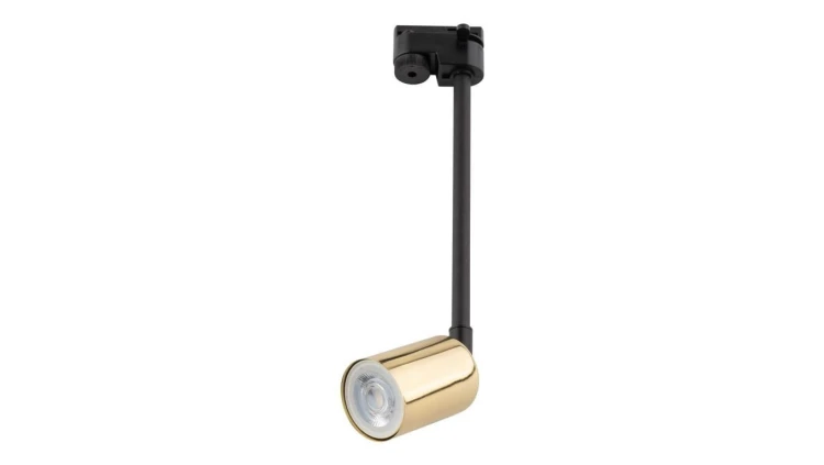 Lampa reflektor na szynę TRACER 1 obwodowy Czarny / złoty 4920 TK Lighting