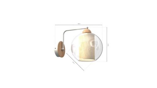 Kinkiet CLOUD 2 – punktowy błękitny 4966 TK Lighting