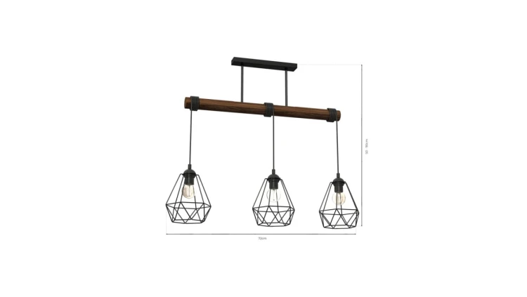 Lampa wisząca HELIX WOOD ORZECH 4950 TK Lighting