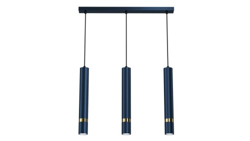 Lampa wisząca JOKER NAVY BLUE/GOLD 3xGU10 MLP7726 Milagro