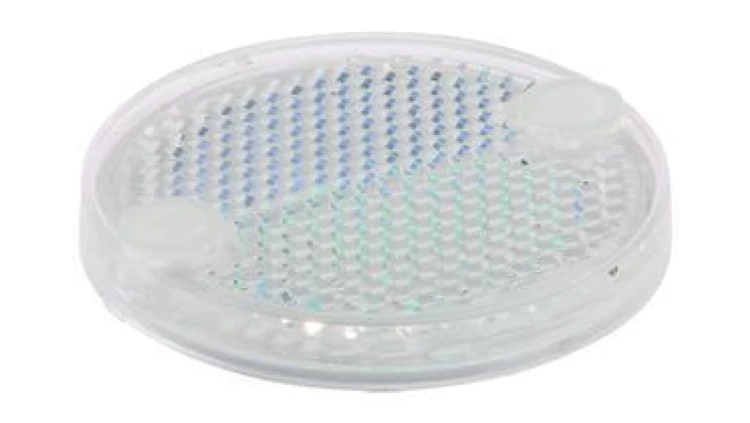 AO98C857 Akcesoria Optyczne, odbłyśnik, Ø64mm 7,8 wysokości, otwór na śrubę, 2xØ6,5mm