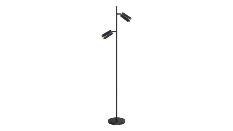 Lampa podłogowa FLOWER BLACK GOLD 1xGU10 ML0269 Milagro