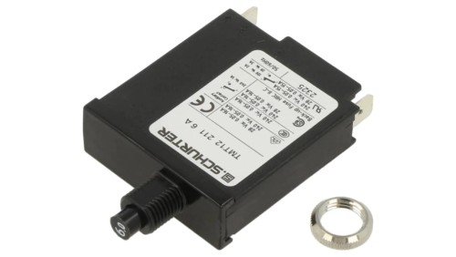 TMT12-211-6 Wyłącznik nadprądowy Iznam: 6A Uznam: 240VAC 28VDC SPST Bieguny: 1