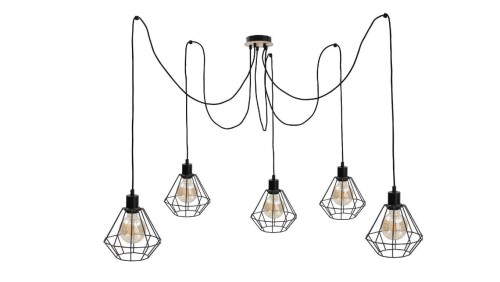 Lampa wisząca loftowa 5xE27 ATWOOD