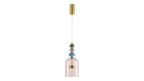 Lampa wisząca ARTE 12W LED śr. 16cm mosiądz ML0357 Milagro