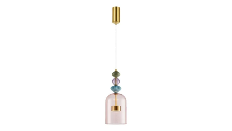 Lampa wisząca ARTE 12W LED śr. 16cm mosiądz ML0357 Milagro