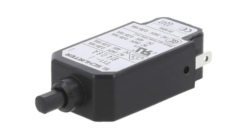 T11-814-0.6A Wyłącznik nadprądowy Iznam: 0,6A Uznam: 240VAC 48VDC SPST Bieguny: 1