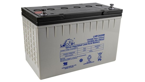 Akumulator bezobsługowy AGM 100Ah 12V Leoch LHR 12430W F2