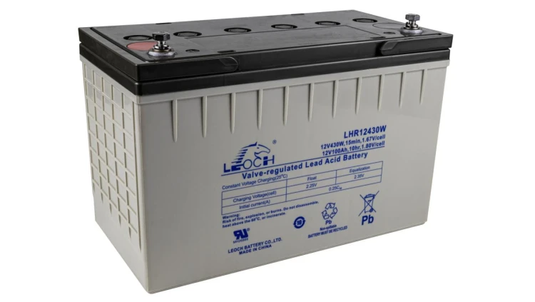 Akumulator bezobsługowy AGM 100Ah 12V Leoch LHR 12430W F2