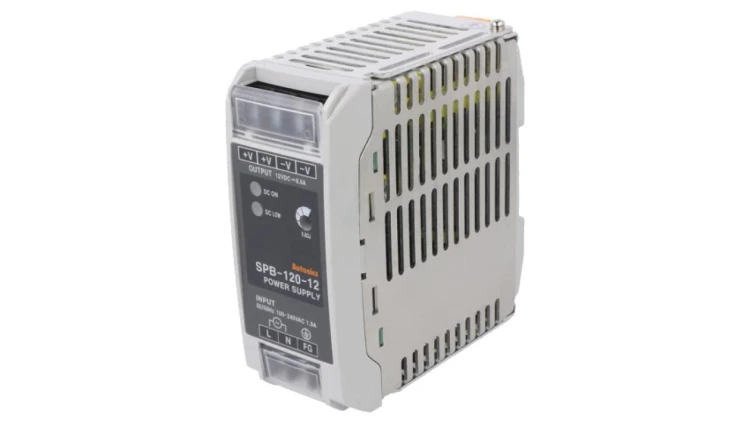 SPB-120-12 Zasilacz impulsowy, na szynę DIN, 96W, 12VDC, 8A, 85...264VAC, IP20