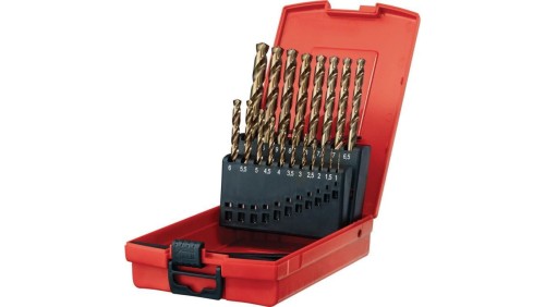 Zestaw wierteł kobaltowych HSS-CO 1-10mm do wiercenia w stali i stali nierdzewnej / zestaw 1-10 (19)