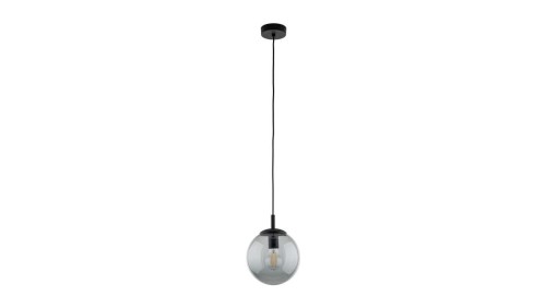 Lampa wisząca 25cm średnicy szklany, grafitowy klosz ESME 5378 TK Lighting