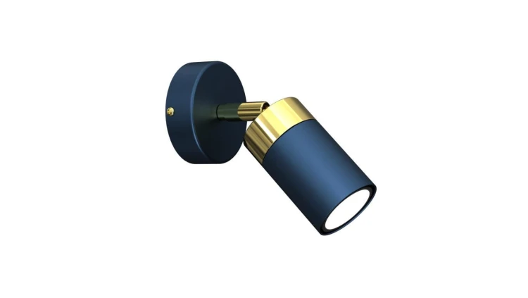 Kinkiet JOKER NAVY BLUE/GOLD 1xGU10 MLP7722 Milagro