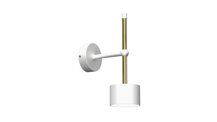 Kinkiet ARENA WHITE/GOLD 1xGX53 MLP7753 Milagro