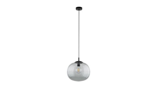 Lampa wisząca ze szklanym, grafitowym kloszem VIBE 1xE27 4972 TK Lighting