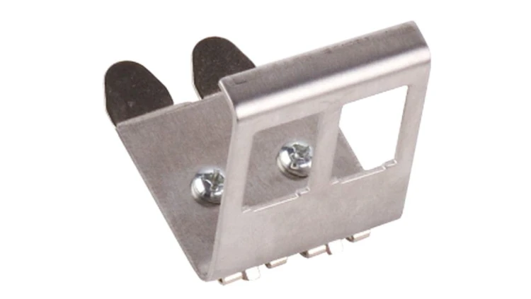 Adapter mocowania typu keystone na szynę DIN (TH-35) 2x moduł keystone ALANTEC