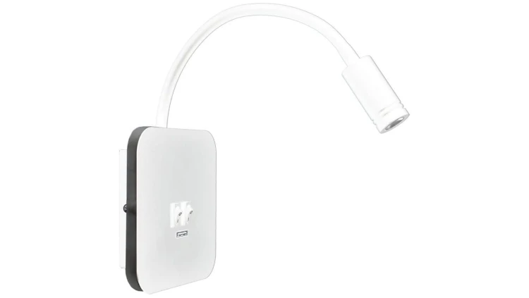 Lampka nocna BASE 8W+2W WHITE ML6351 Milagro