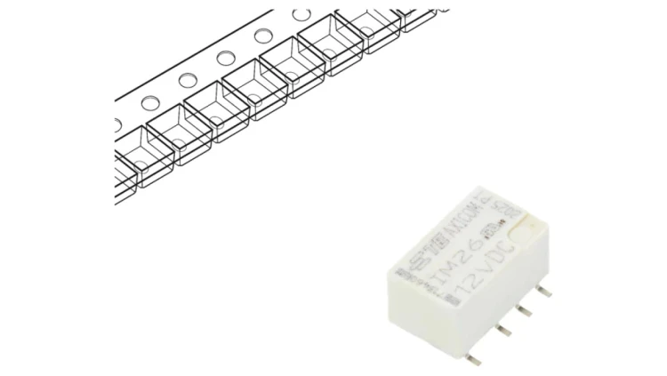 IM26GR Przekaźnik: elektromagnetyczny DPDT Ucewki: 12VDC 2A 2A/30VDC