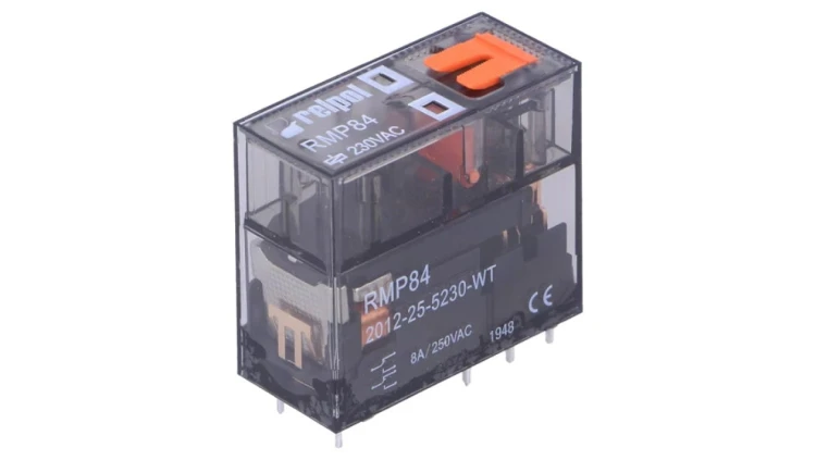 RMP842012255230WT Przekaźnik: elektromagnetyczny DPDT Ucewki: 230VAC 8A 8A/24VDC