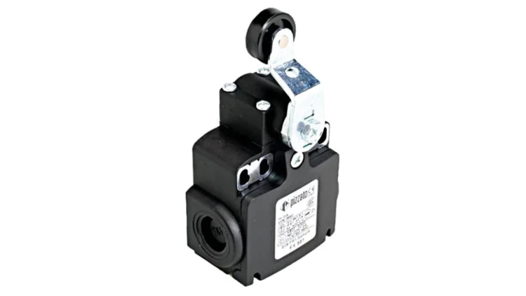 FX551 Wyłącznik krańcowy dźwignia R 40mm, rolka z tworzywa Ø20mm