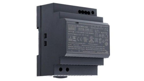 Zasilacz na szynę DIN 85W 12V HDR-100-12 7,1A do led Mean Well
