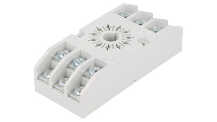 GZ11 Podstawka PIN: 11 10A 250VAC na panel zaciski śrubowe undecal