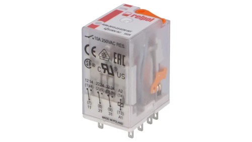 R3N2013235230WT Przekaźnik: elektromagnetyczny 3PDT Ucewki: 230VAC 10A/250VAC