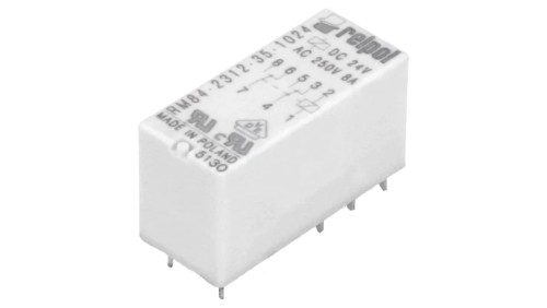 RM84-2312-35-1024 Przekaźnik: elektromagnetyczny DPDT Ucewki: 24VDC 8A 8A/250VAC