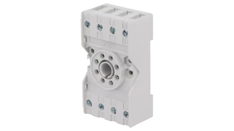 PZ8 Podstawka PIN: 8 10A 250VAC na panel,na szynę DIN -40...70C
