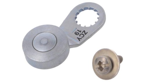 ZCY19 Głowica napędowa, dźwignia R 34.4mm. rolka metalowa Ø19mm