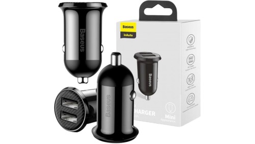 ŁADOWARKA SAMOCHODOWA Baseus Grain Pro CCALLP-01 24W 4.8A 2x USB-A