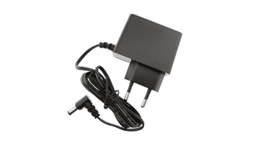 Zasilacz wtyczkowy ESPE 9V 1A 9W wtyk kątowy 2,1x5,5mm CN minus w środku