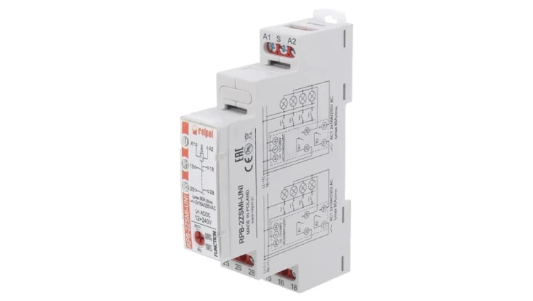 RPB-2ZSMI-UNI Przekaźnik: instalacyjny bistabilny, impulsowy DPST-NO 16A
