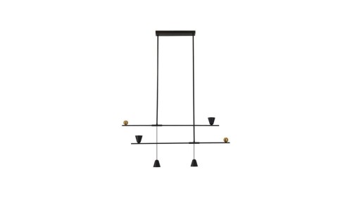 Lampa wisząca SPOLETO 2 BK AZ5642 AZzardo