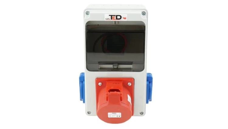 Rozdzielnica budowlana Mak 32A/5P + 2Gs 230V 02.054