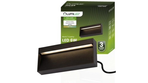 Kinkiet Ogrodowy Elewacyjny 6W LED IP54 PIVAR LUMILED