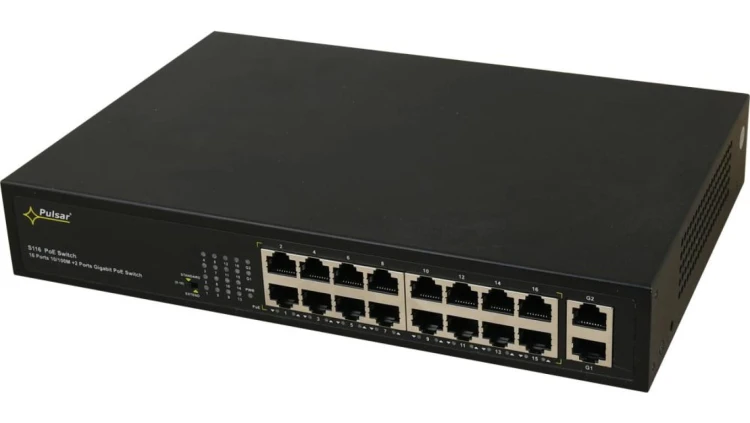 Switch PULSAR 16-portowy S116 do 16 kamer IP