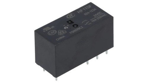 HF115F/024-1Z3A Przekaźnik elektromagnetyczny SPDT Ucewki: 24VDC 16A PCB