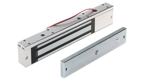 Zwora elektromagnetyczna 12V DC nawierzchniowa, pojedyncza ML-280 280kg z sygnalizacją LED