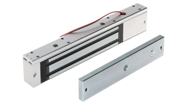 Zwora elektromagnetyczna 12V DC nawierzchniowa, pojedyncza ML-280 280kg z sygnalizacją LED