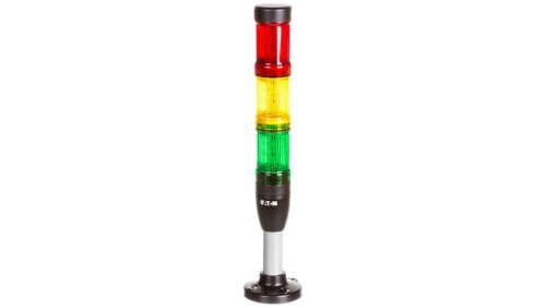 Kolumna sygnalizacyjna 24V AC/DC światło stałe czerwona/żółta/zielona SL4-100-L-RYG-24LED 171296