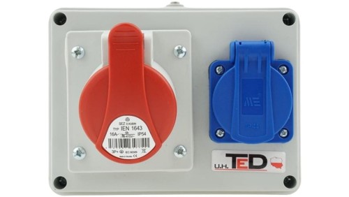 Rozdzielnica budowlana RS-06 16A/4P + Gs 230V 06.164