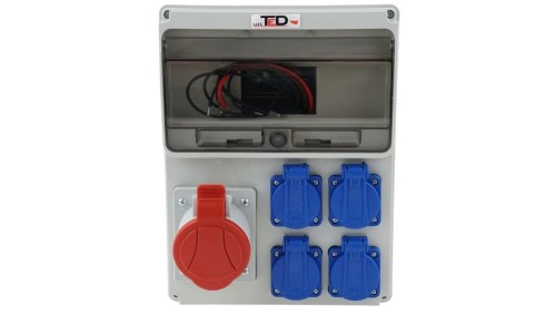Rozdzielnica budowlana 11M PERLIT 32A/5P + 4Gs 230V 04.150